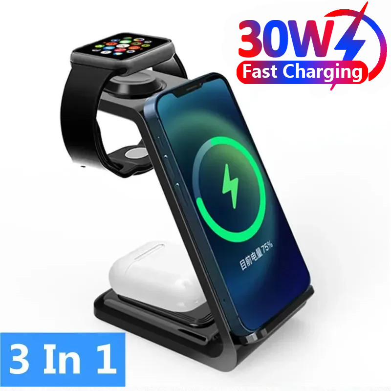 Controller Charging Dock - 30W 3 In 1 Wireless Charger