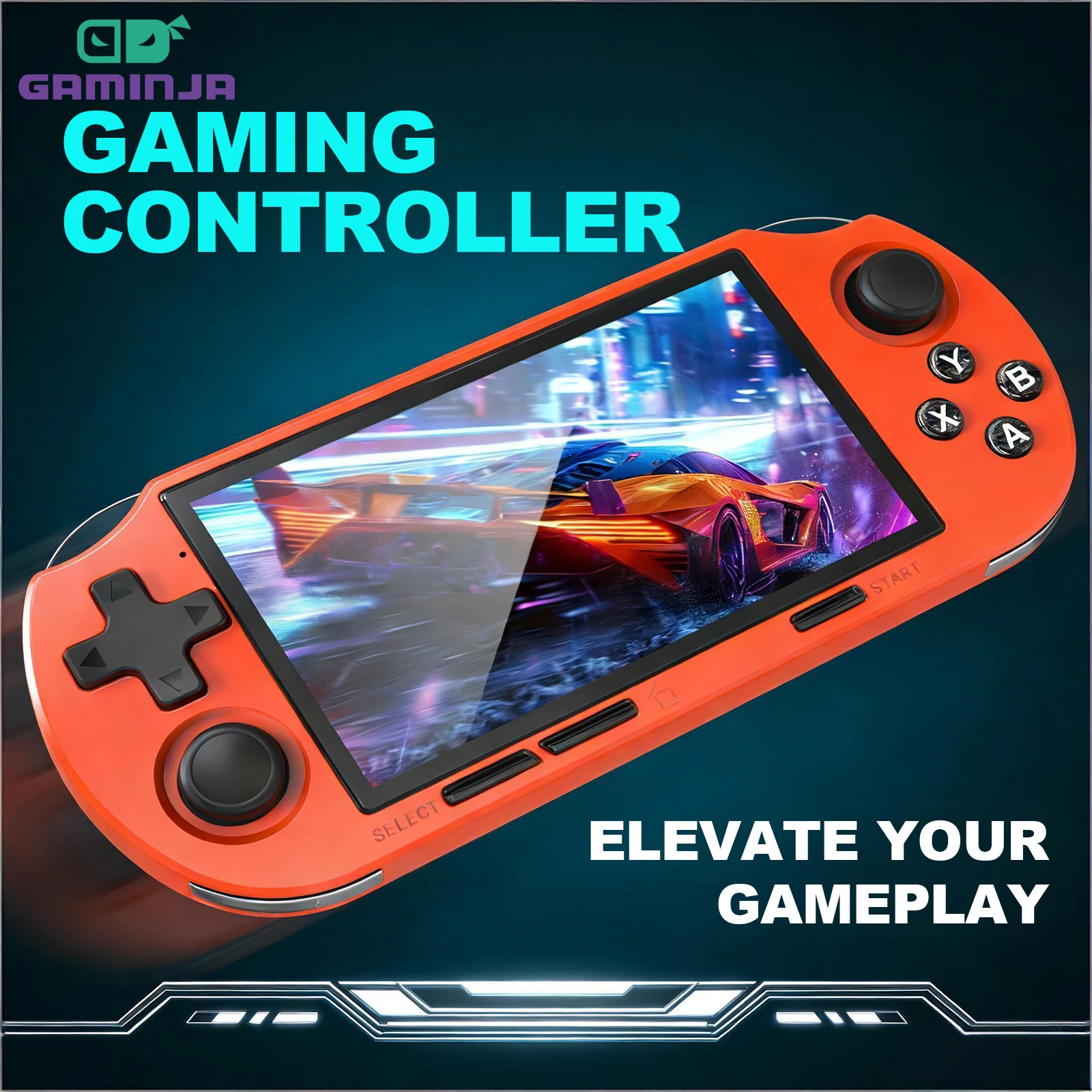 Gaming Console Types - GAMINJA Handheld Portable Gaming Console 4.5Inch