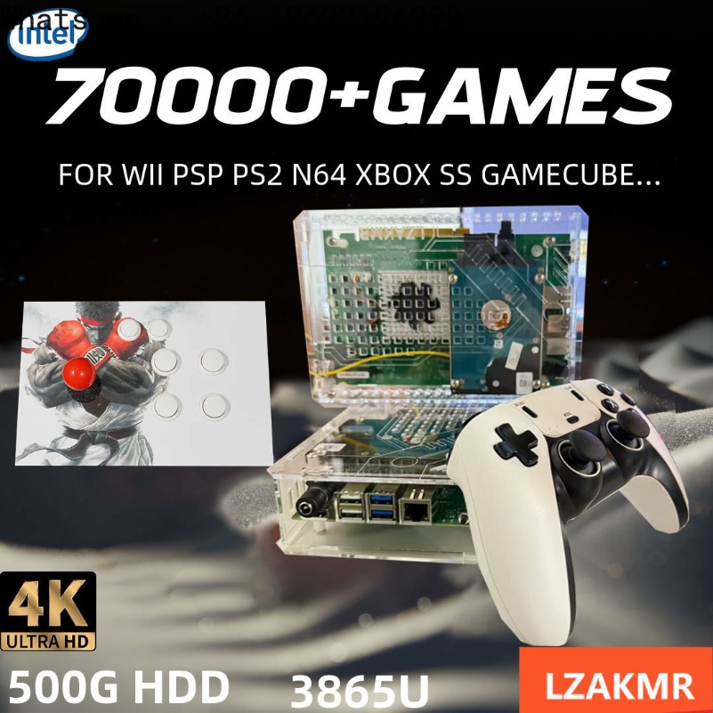 Gaming Console With - Retro U99 PRO Game Console 500GB