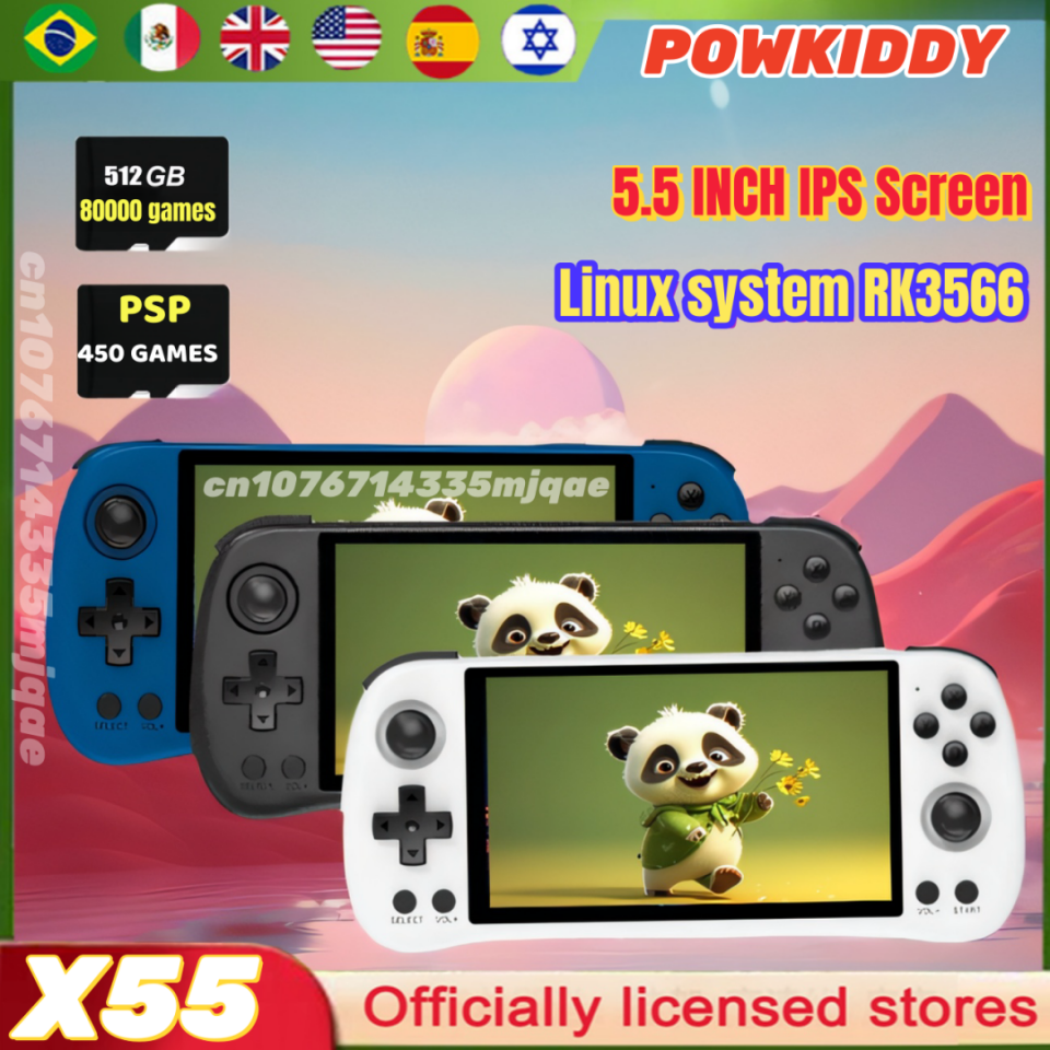 POWKIDDY X55 5.5 INCH Retro Ha - Gaming Console X55 리뷰 및 가격