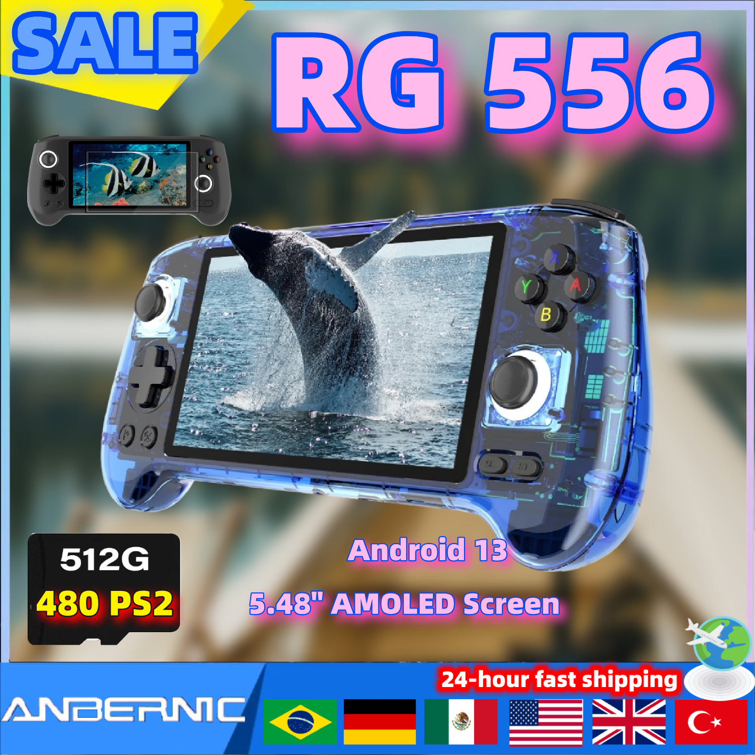 ANBERNIC RG556 Retro Video Gam - Gaming Console Types 리뷰 및 가격