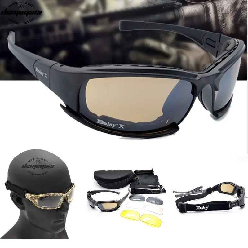 Daisy Tactical Goggles Sunglas - Gaming Glasses Uv 리뷰 및 가격