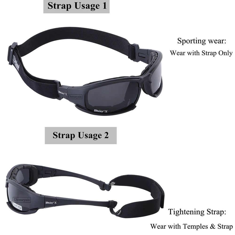 Daisy Tactical Goggles Sunglas - Gaming Glasses Uv 리뷰 및 가격