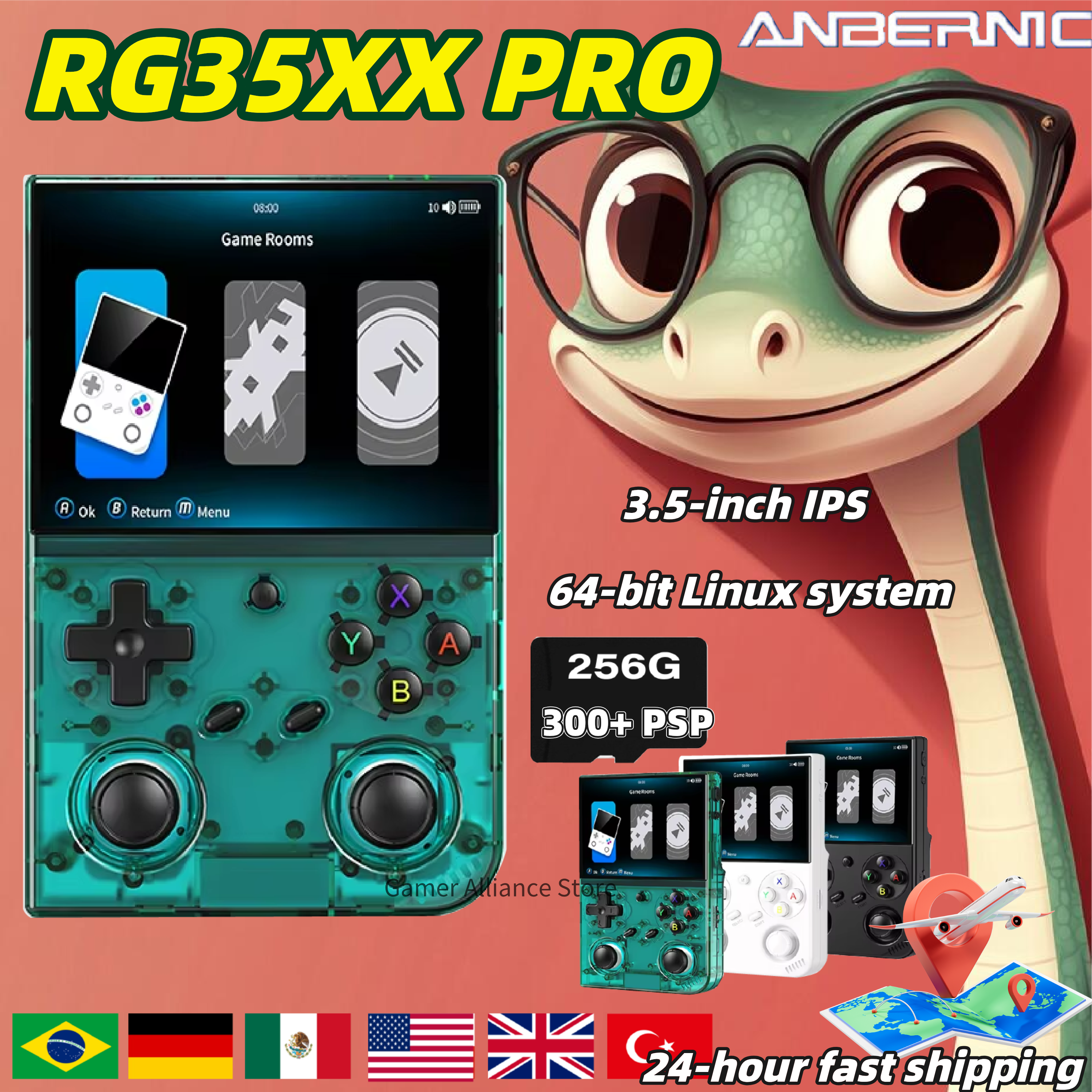 Anbernic RG 35XXPro RG35XX Pro - Gaming Console Types 리뷰 및 가격