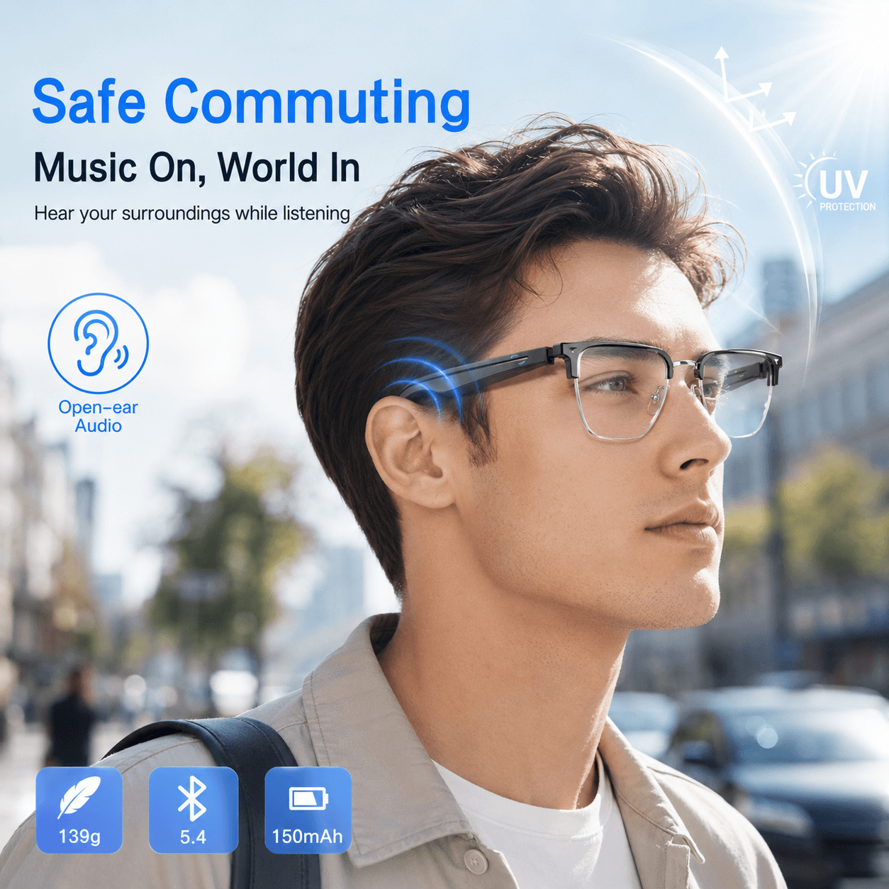 AIMB V2 Smart Bluetooth Glasse - Gaming Glasses Uv 리뷰 및 가격