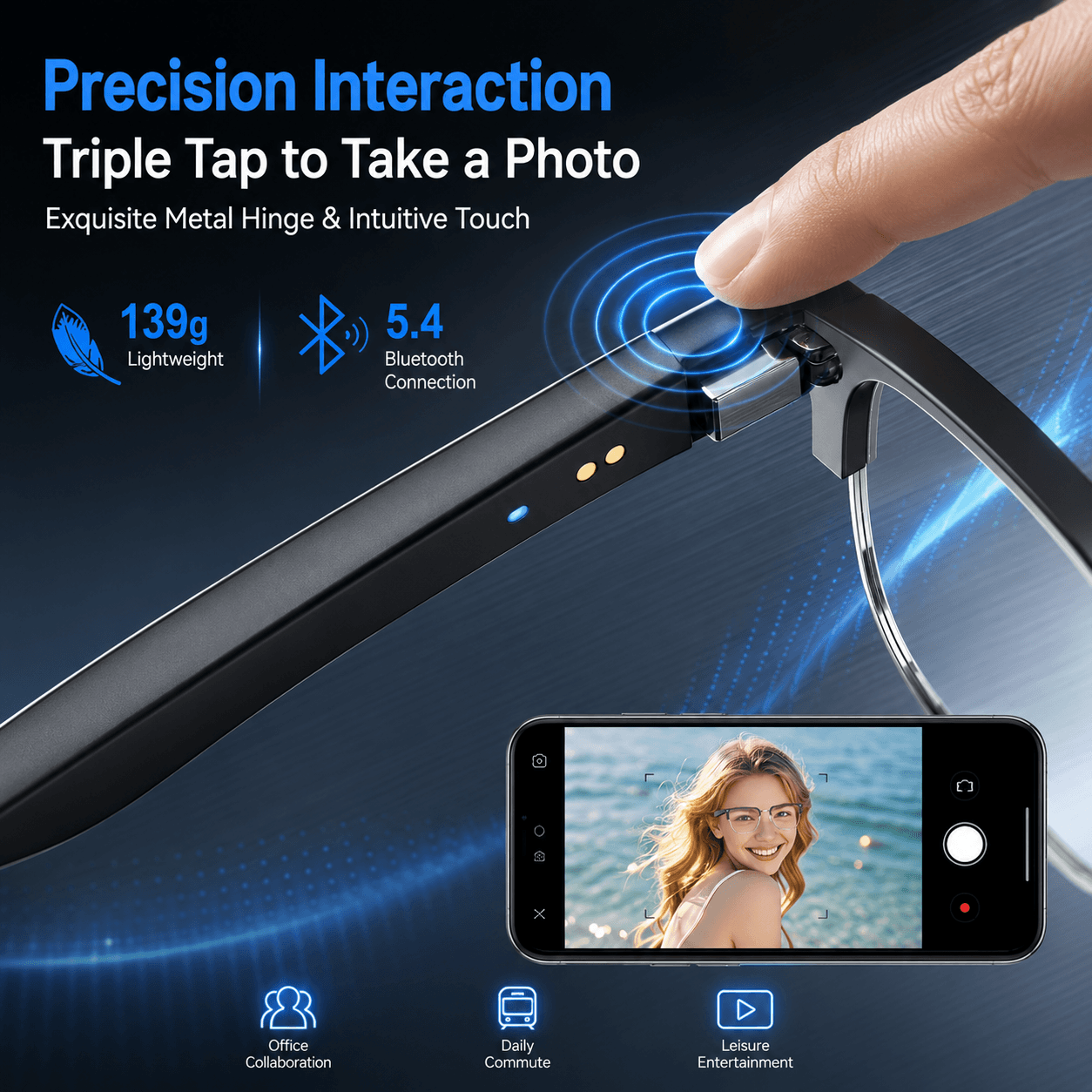 AIMB V2 Smart Bluetooth Glasse - Gaming Glasses Uv 리뷰 및 가격