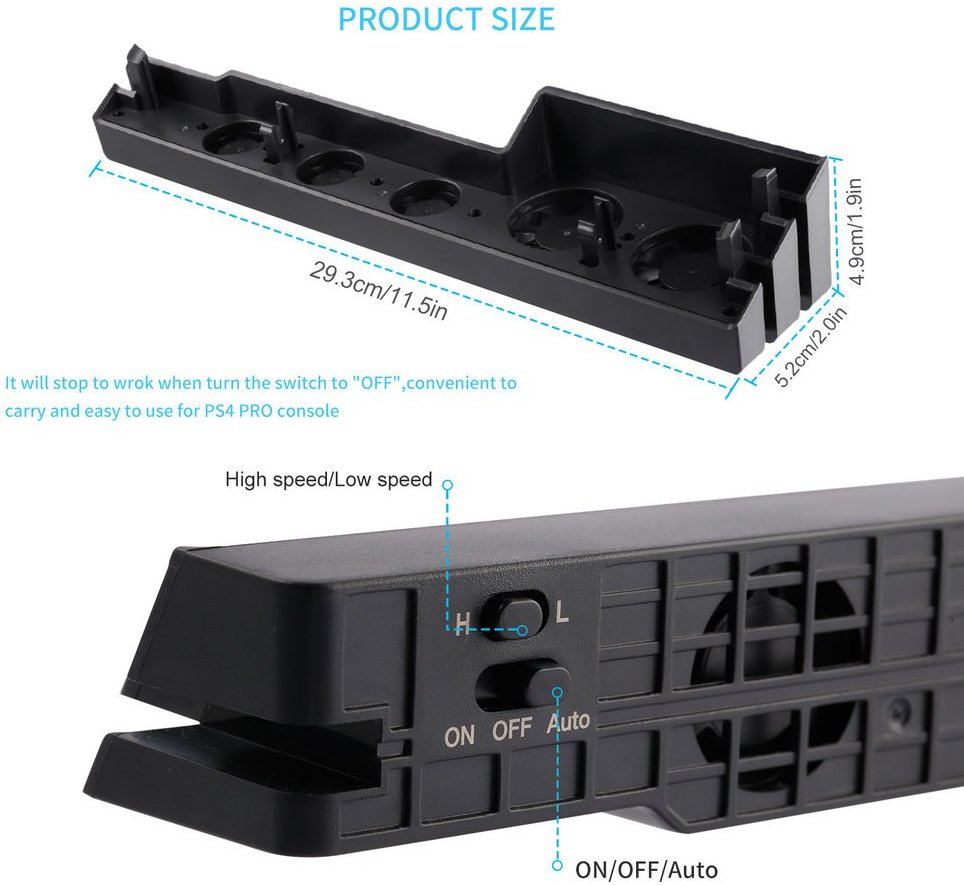 Fan Cooling Cooler For Sony PS - Gaming Console Organizer 리뷰 및 가격