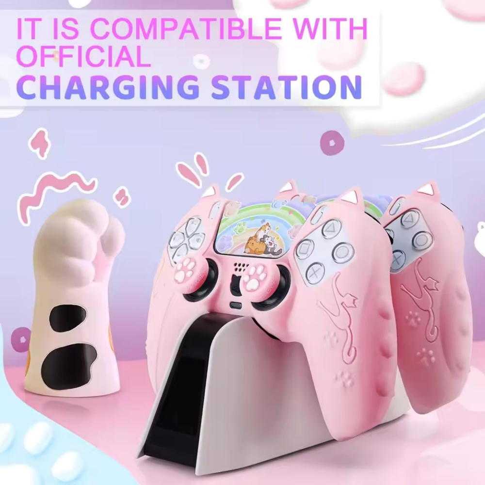 NEW Lovely Cat Silicone Soft P - Ps5 Controller Cover 리뷰 및 가격