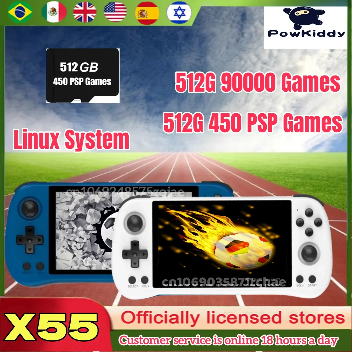 POWKIDDY X55 Retro Handheld Ga - Gaming Console X55 리뷰 및 가격
