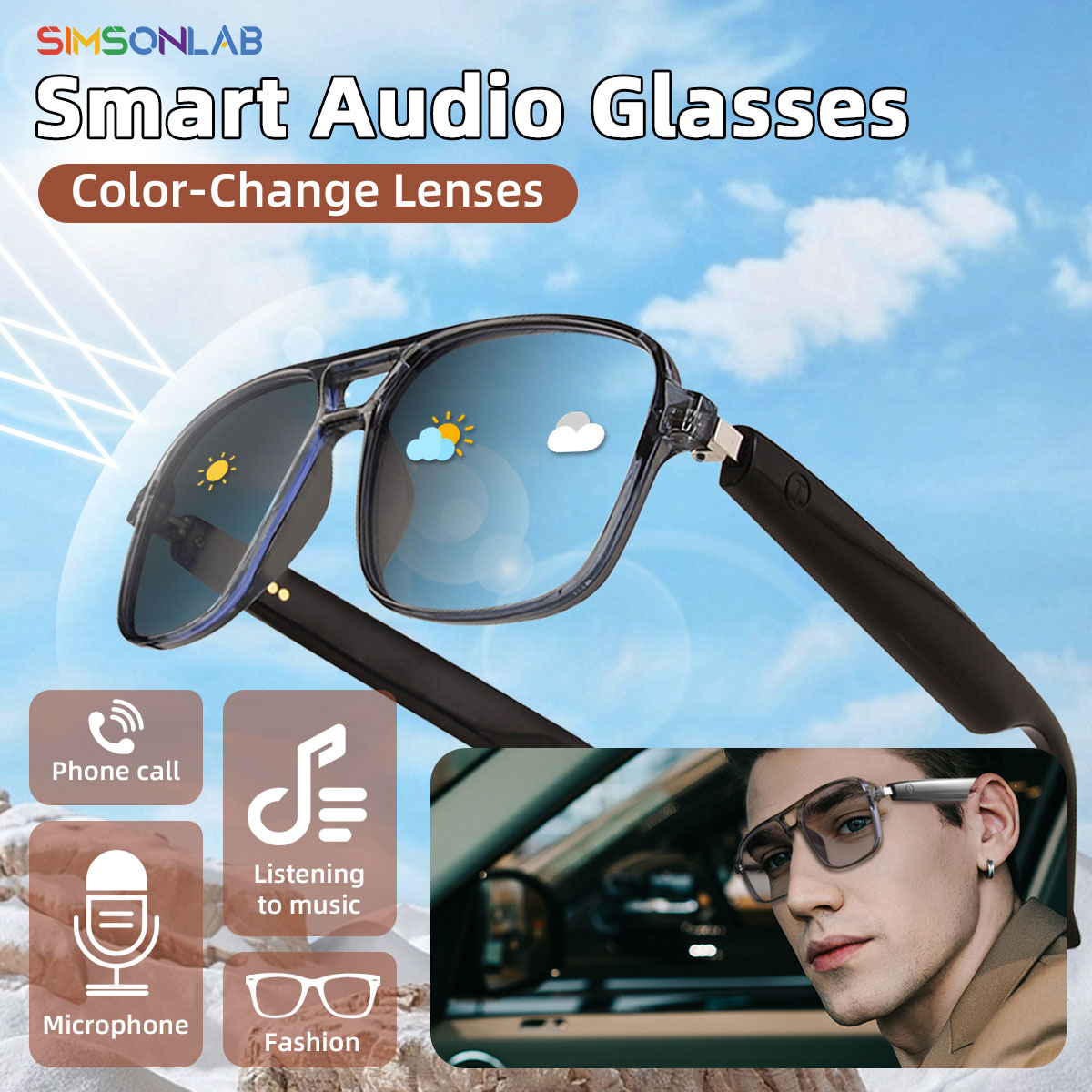 2025 NEW Smart Glasses Ai Voic - Gaming Glasses Uv 리뷰 및 가격