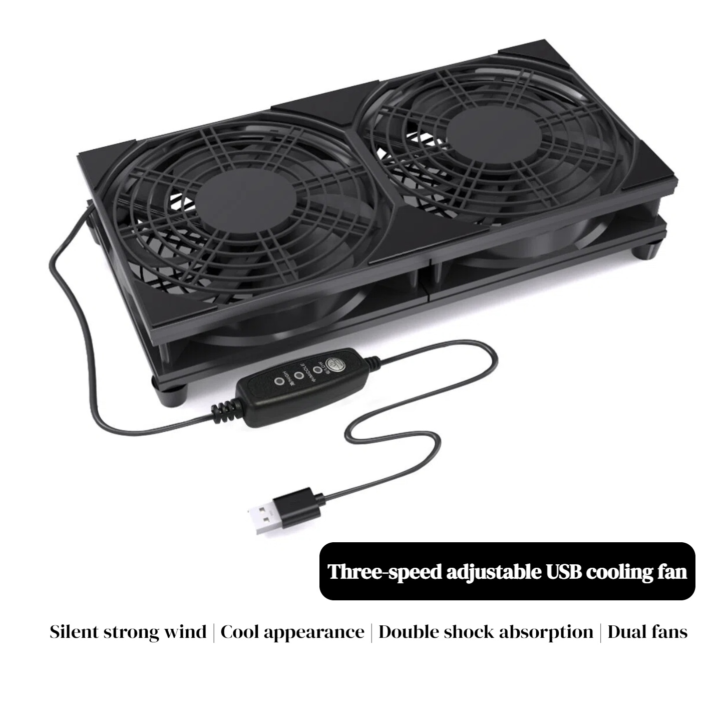 Dual USB Cooling Fan with 3-Sp - Gaming Console With 리뷰 및 가격