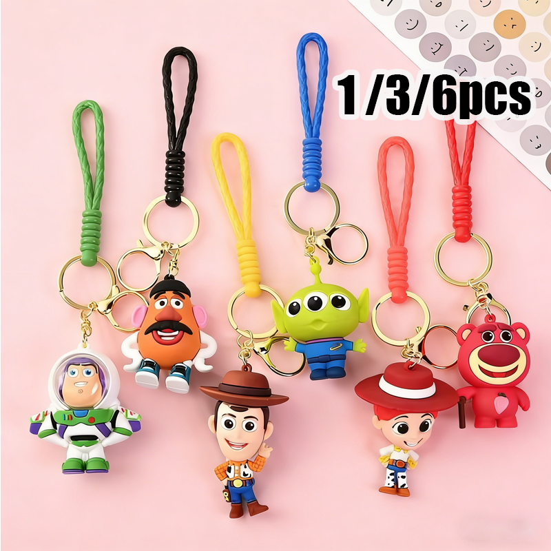 1/3/6pcs Cute Cartoon Buzz Lot - Gaming Console Keychain 리뷰 및 가격