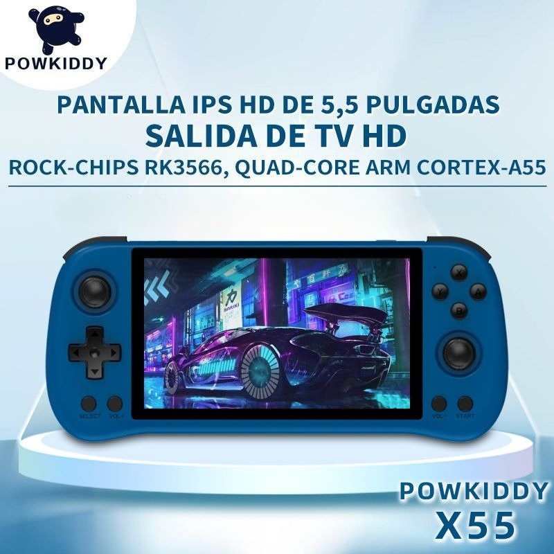 Powkiddy X55 Handheld Game Con - Gaming Console X55 리뷰 및 가격