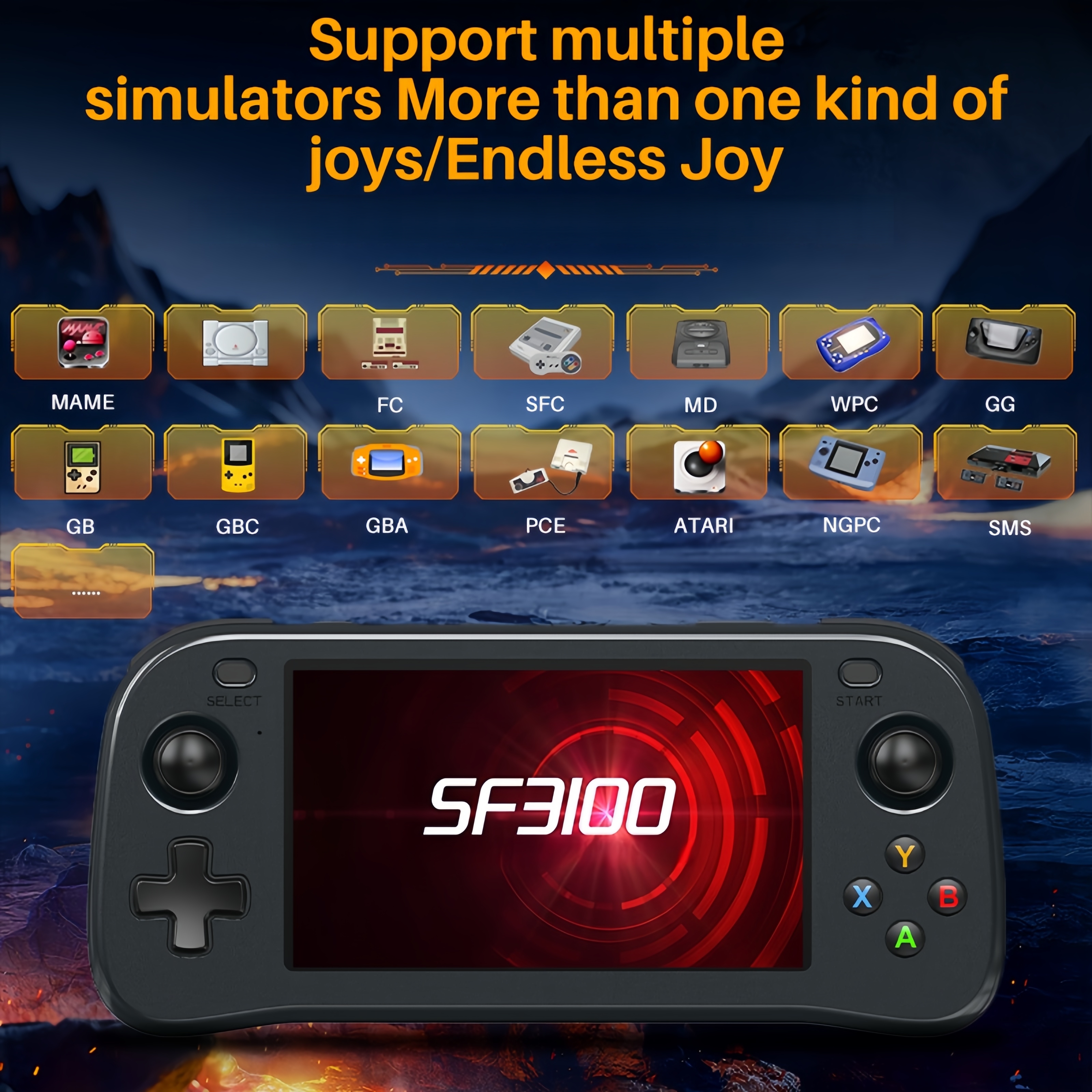 SF3100 Portable Handheld Game  - Gaming Console Types 리뷰 및 가격