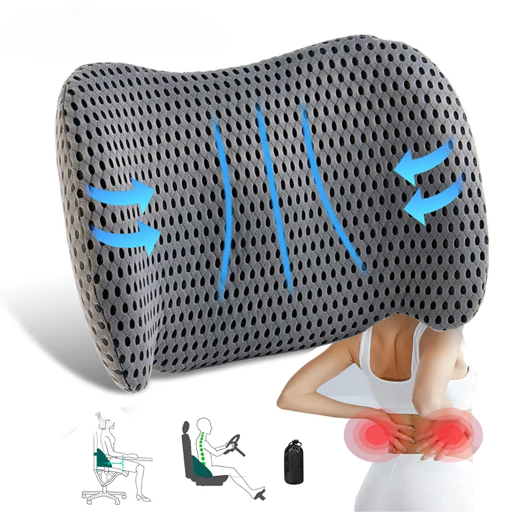 Memory Foam Lumbar Support Pil - Gaming Console Car 리뷰 및 가격