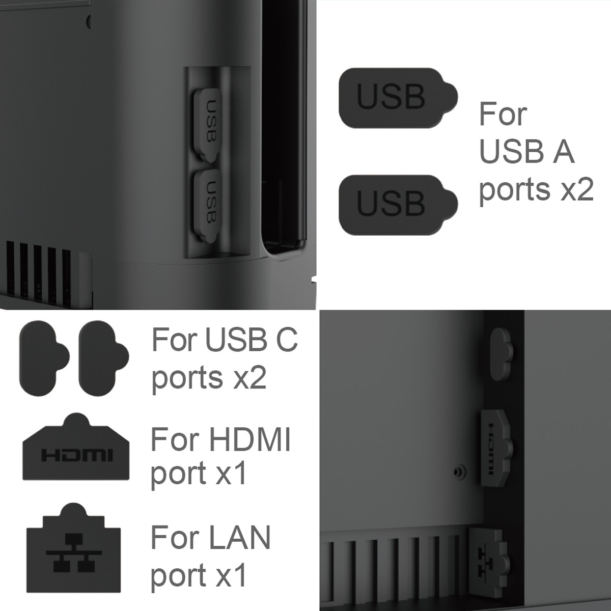 Silicone Dust Plugs Set for Sw - Gaming Console Types 리뷰 및 가격