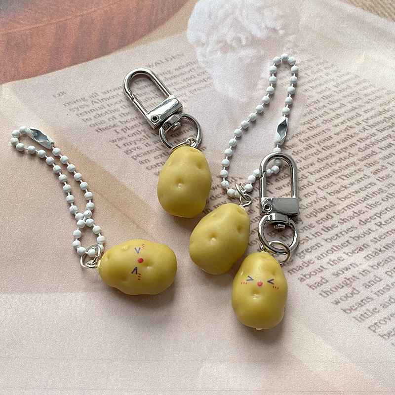Creative Cute 3D Happy Potato  - Gaming Console Keychain 리뷰 및 가격