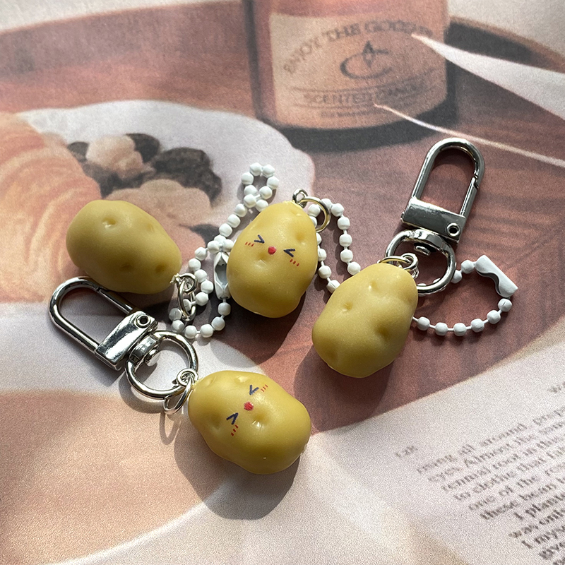 Creative Cute 3D Happy Potato  - Gaming Console Keychain 리뷰 및 가격