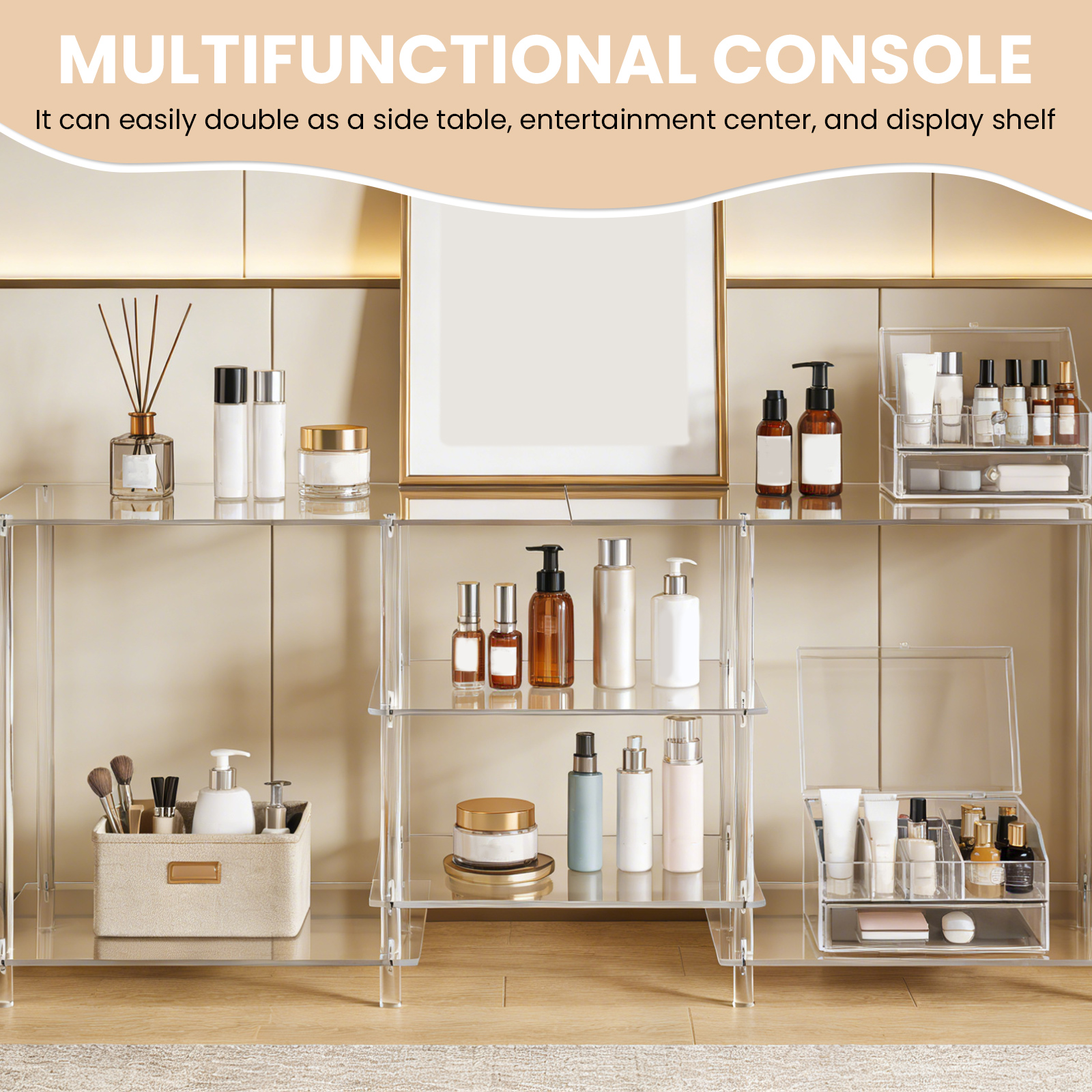 Acrylic 55 Inch TV Stand for T - Gaming Console X55 리뷰 및 가격