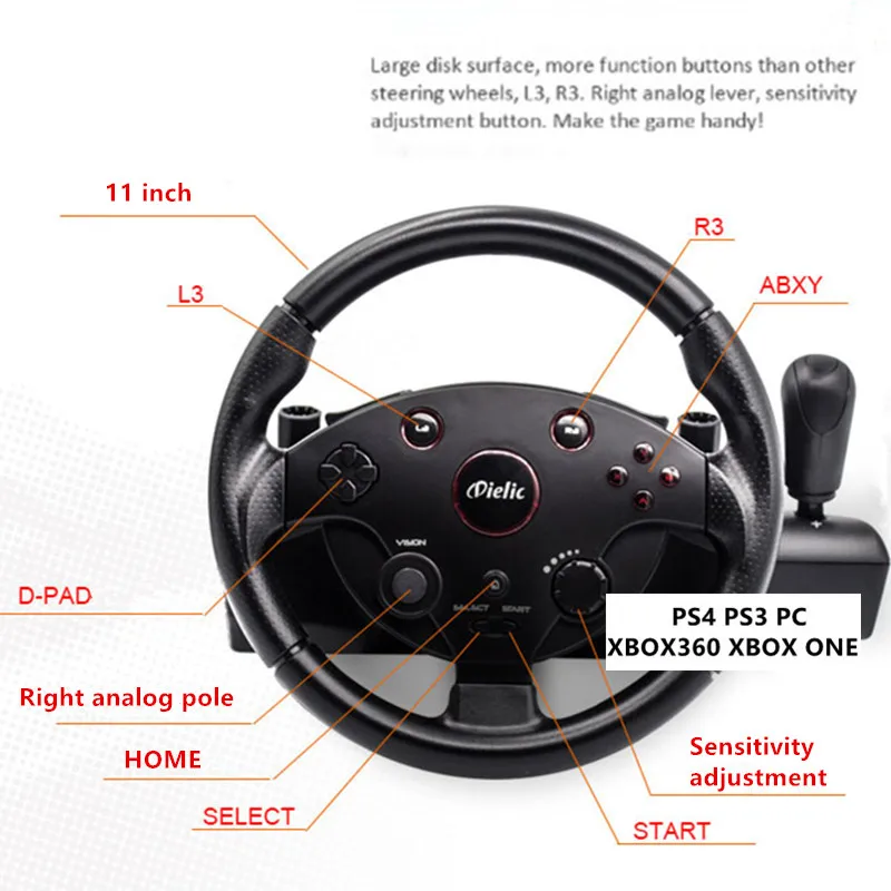 PS 4 3 PC Racing Game Steering - Gaming Console Car 리뷰 및 가격