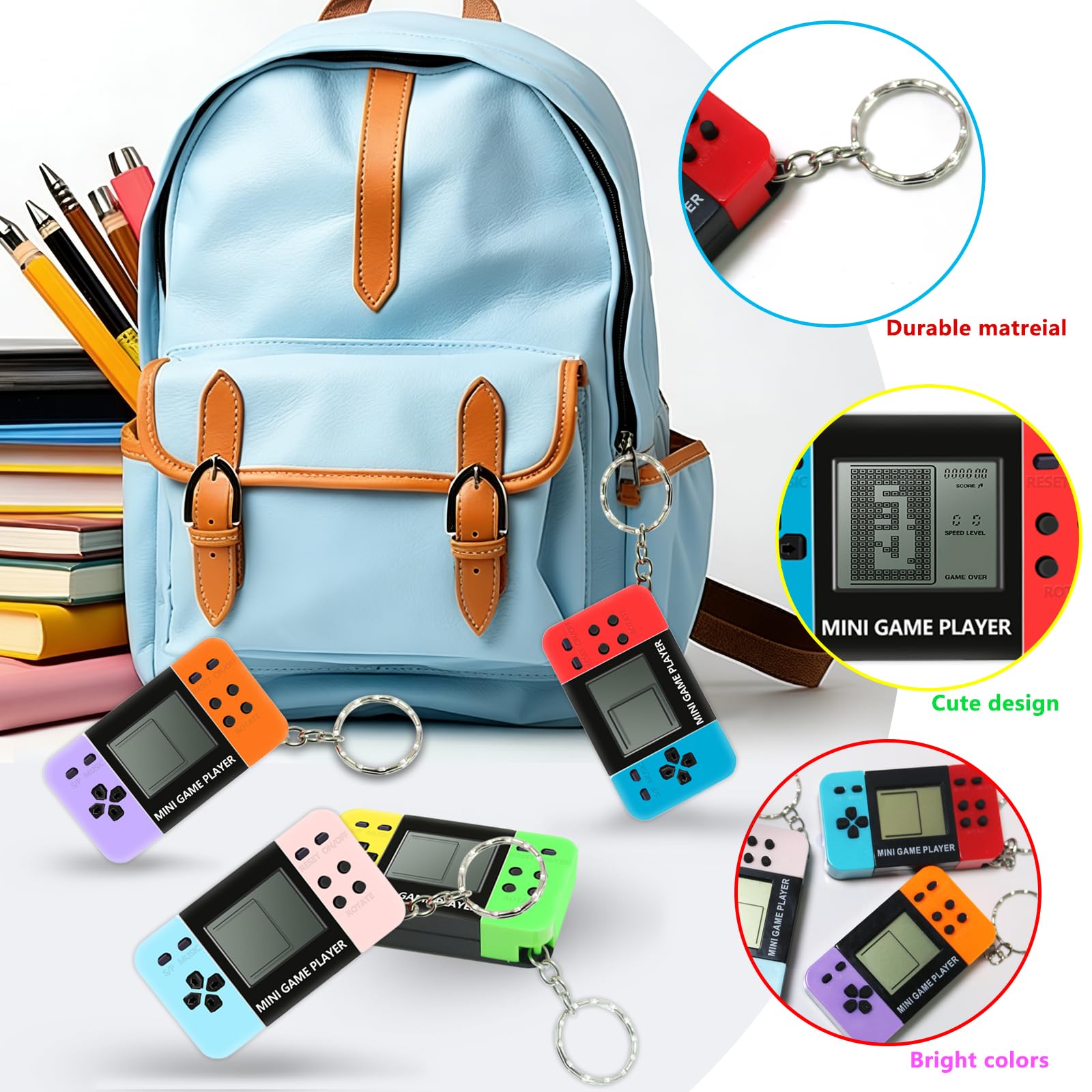 10-120pcs Kids Mini Handheld G - Gaming Console Keychain 리뷰 및 가격